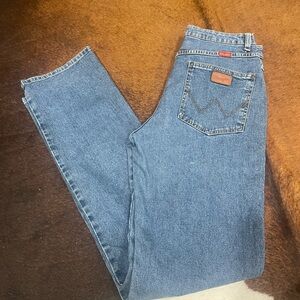Wrangler Blue Straight Leg Jeans